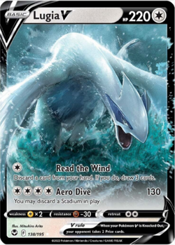 Pokemon Card - Lugia V Silver Tempest 138/195 Ultra Rare - Image 1
