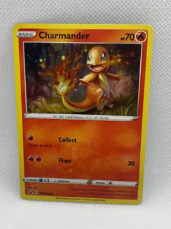 2021 Pokemon Charmander SWSH092 NM Promo Rare Holo Foil Pokemon Card - Image 1