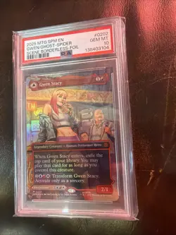 2025 MAGIC: THE GATHERING MARVEL'S SPIDER-MAN GHOST-SPIDER/GWEN STACY PSA 10 - Image 1