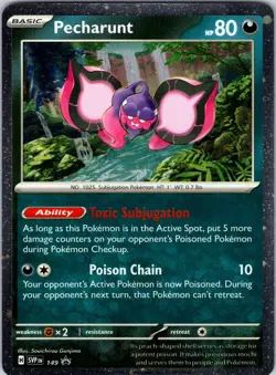 Pecharunt - 149 SV: Scarlet & Violet Promo Cards Pokemon NM Holo - Image 1