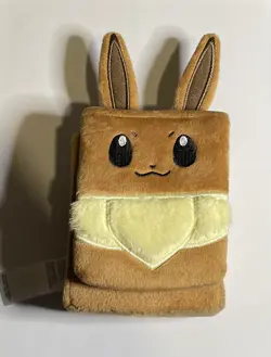 Pokemon TCG Eevee Plush Deck Box From SPC Super Premium Collection Fuzzy Box New - Image 1