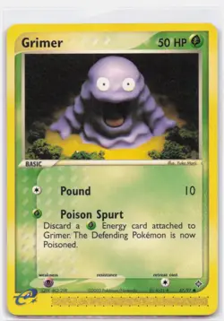 GRIMER 57/97 COMMON DRAGON POKEMON - Image 1