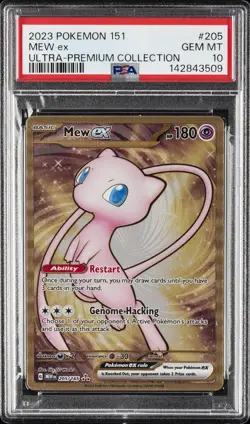 2023 POKEMON 151 ULTRA-PREMIUM COLLECTION #205 MEW EX PSA 10 - Image 1