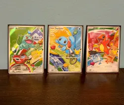 Pokemon First Partner Illustration Collection Series 1 Gen 1 Starters Set *MINT* - Image 1