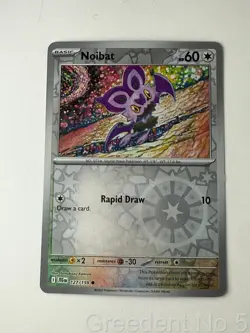 Noibat 127/159 Common Journey Together Pokemon Reverse Holo Near Mint - Image 1