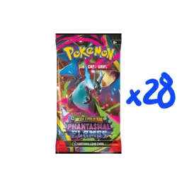 Sealed Pokemon Mega Evolution and Phantasmal Flames Booster Pack-Lot of 58 Packs - Image 2