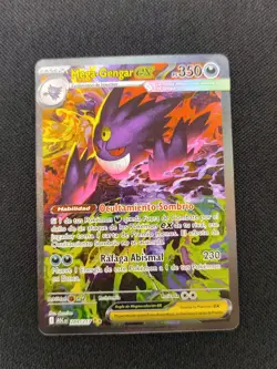 Pokemon TCG SPANISH Mega Gengar Ex 284/217 Special Illustration Ascended Heroes - Image 1