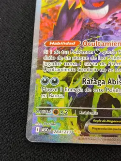 Pokemon TCG SPANISH Mega Gengar Ex 284/217 Special Illustration Ascended Heroes - Image 3