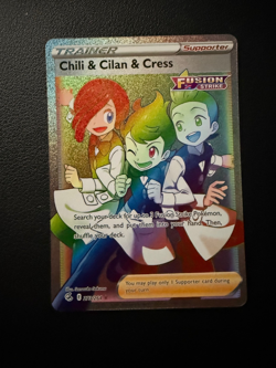 Pokemon TCG Chili & Cilan & Cress Fusion Strike 273/264 Holo Secret Rare NM - Image 1