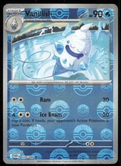 Vanillish (Poke Ball Pattern) 028/086 Sv: White Flare Holo NM POKEMON - Image 1
