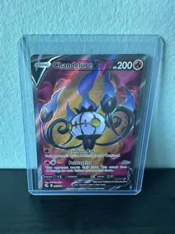 Pokemon TCG Chandelure V Fusion Strike 247/264 Holo Full Art - Image 1