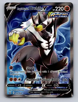 RAPID STRIKE URSHIFU V 152/163 ULTRA RARE BATTLE STYLES POKEMON NM - Image 1