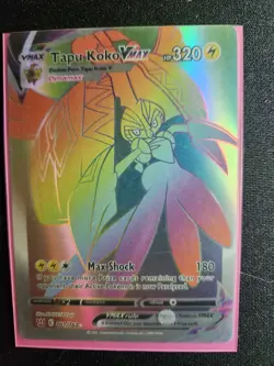 Tapu Koko VMAX (Secret) 166/163 Battle Styles Secret Rare Holo Pokemon TCG - Image 1