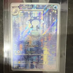 Pokemon Poliwhirl 176/165 Scarlet & Violet 151 Illustration Rare Holo 90 HP - Image 1