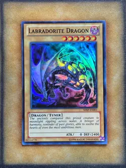 Yugioh Labradorite Dragon SHSP-EN001 Super Rare LP - Image 1