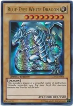 Yugioh - Blue-Eyes White Dragon (Ultra Rare) (Limited) - LC01-EN004 (P) - Image 1