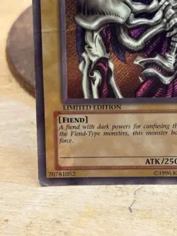 Yu-Gi-Oh - Summoned Skull - Secret Rare / Holo - BPT-002 Playable Crease in Mid - Image 2