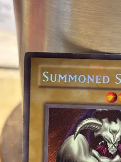 Yu-Gi-Oh - Summoned Skull - Secret Rare / Holo - BPT-002 Playable Crease in Mid - Image 3