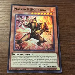 🔥Masked HERO Furnace MZMU-EN015 1st Edition YuGiOh!🔥 - Image 1