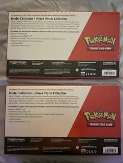 Pokemon Scarlet & Violet Black Bolt & White Flare Binder & Poster x2 - Image 2