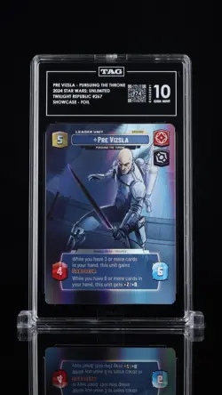 Pre Vizsla Pursuing the Throne Star Wars Unlimited Foil TAG 10 #267 - Image 1