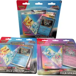 Pokemon TCG Prismatic Evolutions Tech Sticker Lot 3 Sealed Box Set Eevee - Image 2