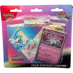 Pokemon TCG Prismatic Evolutions Tech Sticker Lot 3 Sealed Box Set Eevee - Image 5