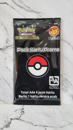 Lot 10 Pokemon Gyukaku Promo Sealed Pack Indonesia Limited FREE TRACKING - Image 1
