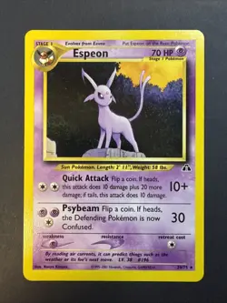 Espeon (20) Neo Discovery #20/75 Non Holo Rare Pokemon Card - Image 1