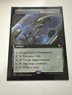 Staff of Domination 🔥 Extended NonFOIL 🔥 MTG NM (701) Commander Legends - Image 1