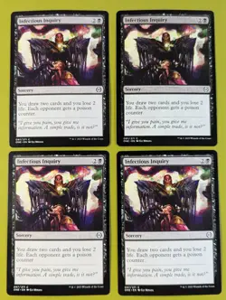 Infectious Inquiry x4 Phyrexia: All Will Be One 4x Magic the Gathering MTG - Image 1