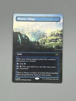 Mistrise Village (Borderless) Tarkir: Dragonstorm Foil #397 - Image 1