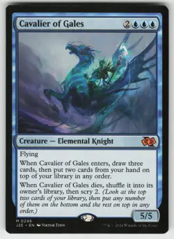 MTG Cavalier of Gales Normal Foundations Jumpstart # 296 NM - Image 1
