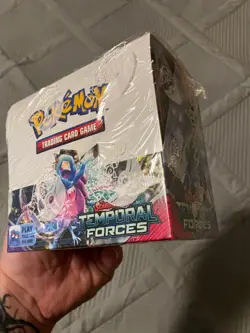 Pokemon Scarlet & Violet Temporal Forces Booster Box - Factory Sealed w/ case - Image 2
