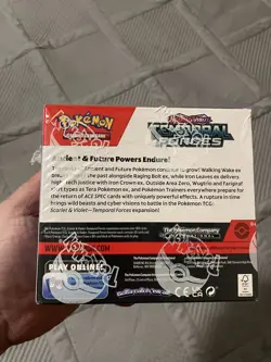 Pokemon Scarlet & Violet Temporal Forces Booster Box - Factory Sealed w/ case - Image 3
