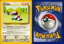 PORYGON 39/102 UNCOMMON BASE SET UNLIMITED POKEMON LP - Image 1