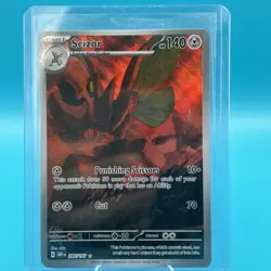 Pokemon SV03 Scarlet Violet Obsidian Flames 205/197 Scizor Illustration Rare NM - Image 1