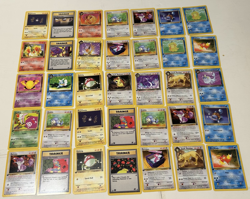 Vintage Lot Pokemon 35 Cards First Edition - Image 1