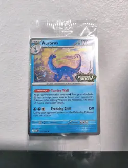 Pokemon Aurorus Perfect Order Promo Holo Card 024/088 TCG SEALED Cosmic Holo Eng - Image 1