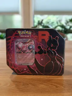 Lot of 3 Pokemon Team Rocket EX Tin Bundle Persian Nidoking Mewtwo Sealed New - Image 2