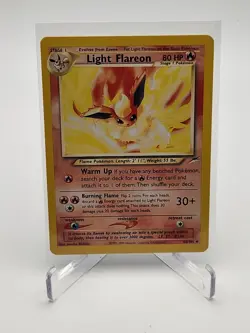 2002 Pokemon Light Flareon Neo Destiny 46/105 Uncommon LP TCG Nintendo (B) - Image 1