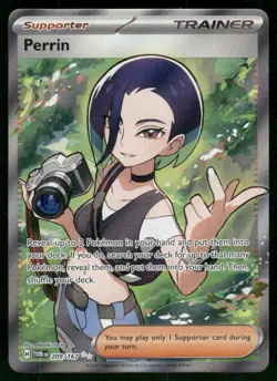 2024 Perrin 209/167 Ultra Rare Holo NM Pokemon SV06: Twilight Masquerade - Image 1