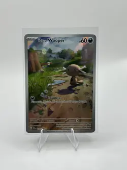 Pokemon TCG Paldean Wooper Phantasmal Flames Illustration Rare 102/094 NM Card - Image 1