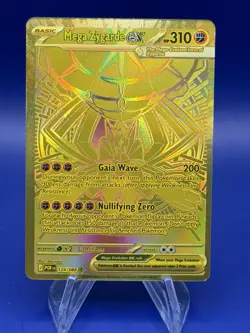 Mega Zygarde ex 124/088 - Pokemon ME: Perfect Order - Gold Mega Hyper Rare - NM - Image 1