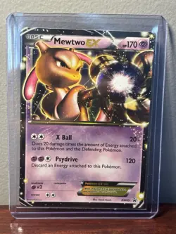 Pokemon Mewtwo EX BW45 Black Star Promo Basic Holo 170 HP Card - Image 1