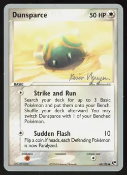 Dunsparce 60/100 Common World Championship Decks Pokemon Moderately Played - Image 1