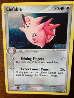 Pokemon TGC Clefable 36/115 Ex Unseen Forces Stamped Reverse Holo - Image 3