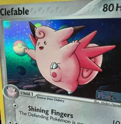 Pokemon TGC Clefable 36/115 Ex Unseen Forces Stamped Reverse Holo - Image 4