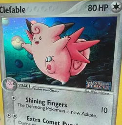 Pokemon TGC Clefable 36/115 Ex Unseen Forces Stamped Reverse Holo - Image 5