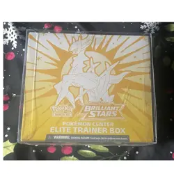 Brilliant Stars Pokemon Center ETB Pokemon TCG Sword & Shield Elite Trainer Box - Image 1